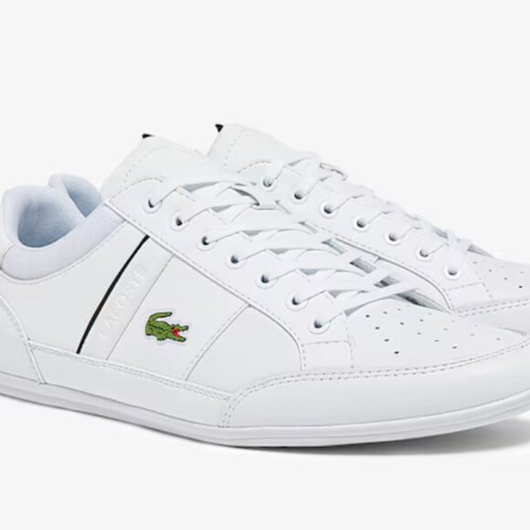 Lacoste Other - Lacoste Men's Chaymon Casual Sneakers Size 10 White/Black 742CMA0014147
